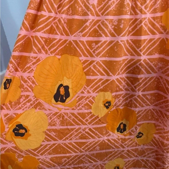 Kealopiko Pua Hau Scoop Strappy Midi Dress Medium - Picture 3 of 4